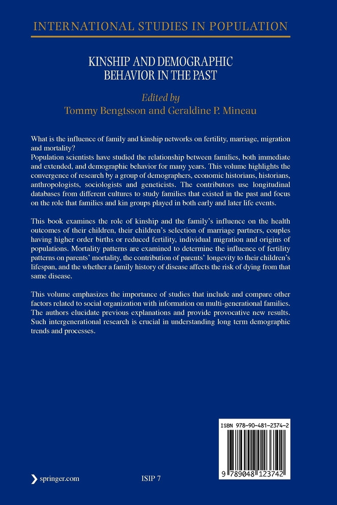 Kinship and Demographic Behavior in the Past