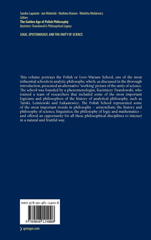 The Golden Age of Polish Philosophy