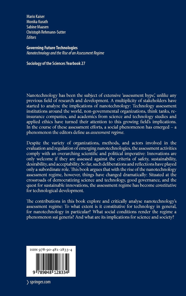 Governing Future Technologies