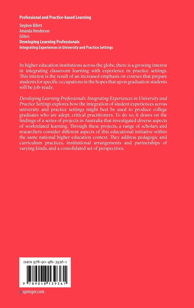Developing Learning Professionals