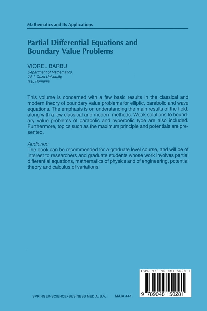 Partial Differential Equations and Boundary Value Problems