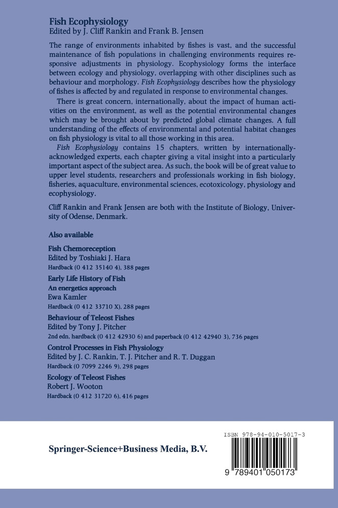 Fish Ecophysiology