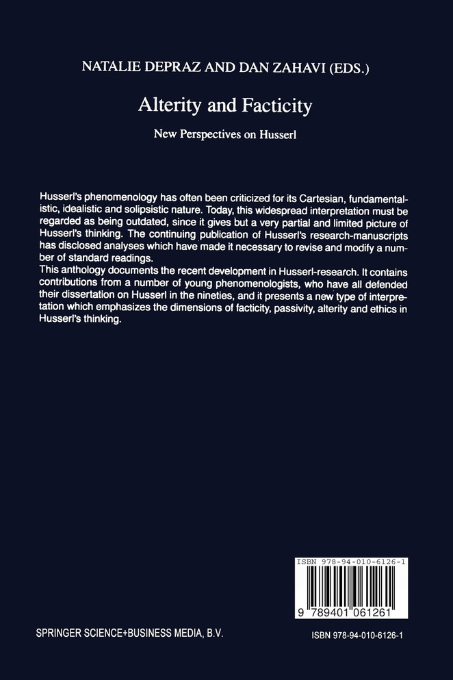 Alterity and Facticity