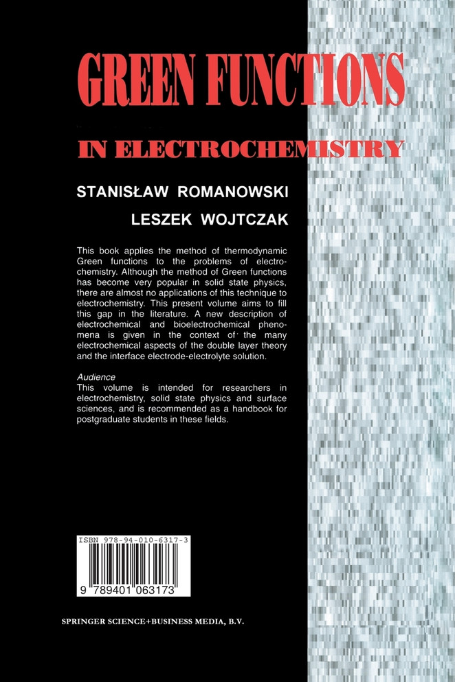 Green Functions in Electrochemistry