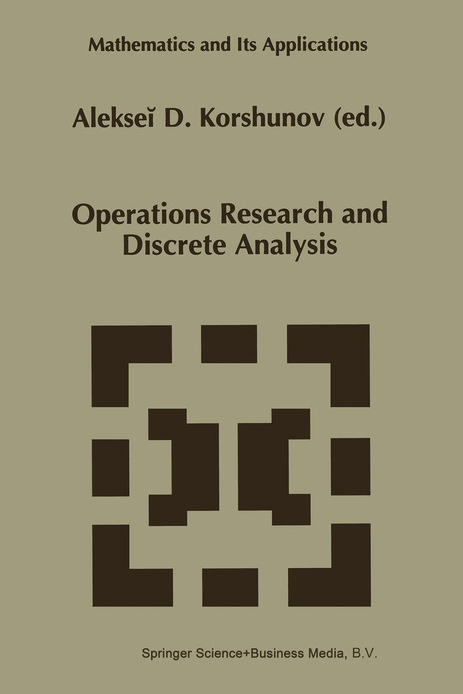 Operations Research and Discrete Analysis