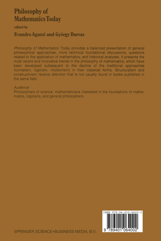 Philosophy of Mathematics Today