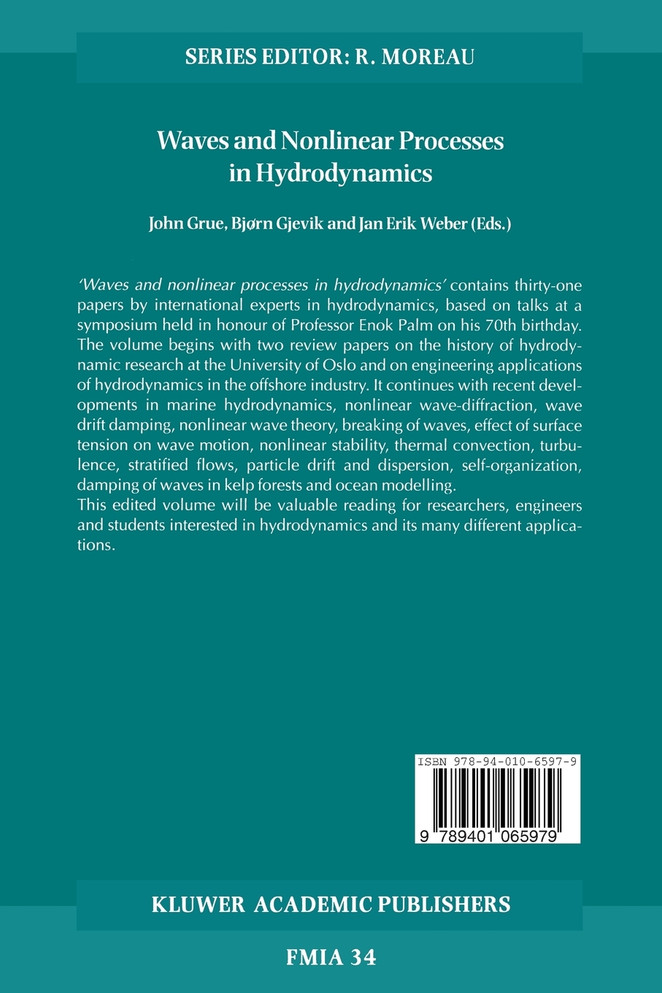 Waves and Nonlinear Processes in Hydrodynamics