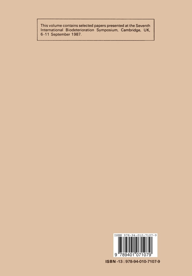Biodeterioration 7