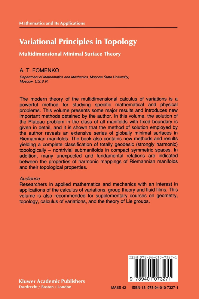Variational Principles of Topology