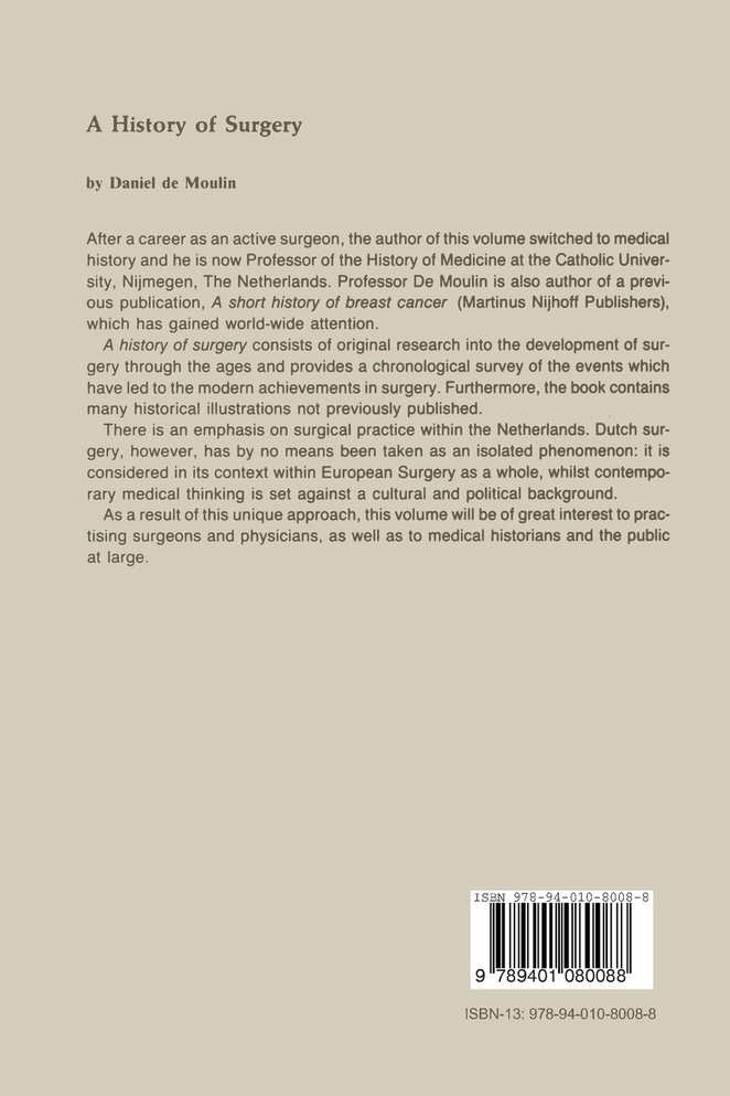 A History of Surgery