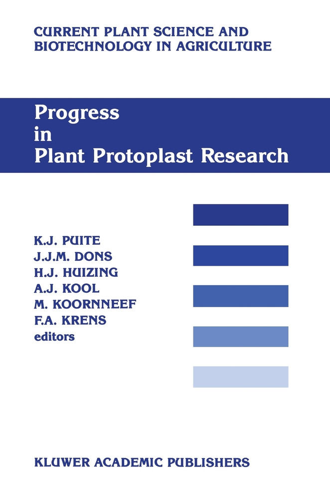 Progress in Plant Protoplast Research