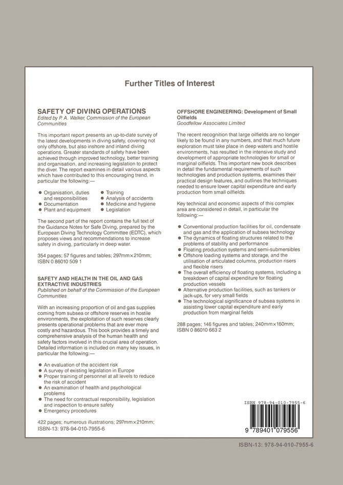 Risk Analysis for Offshore Structures and Equipment