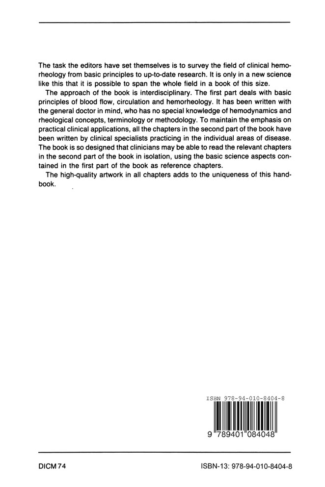 Clinical Hemorheology