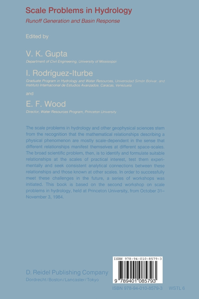 Scale Problems in Hydrology