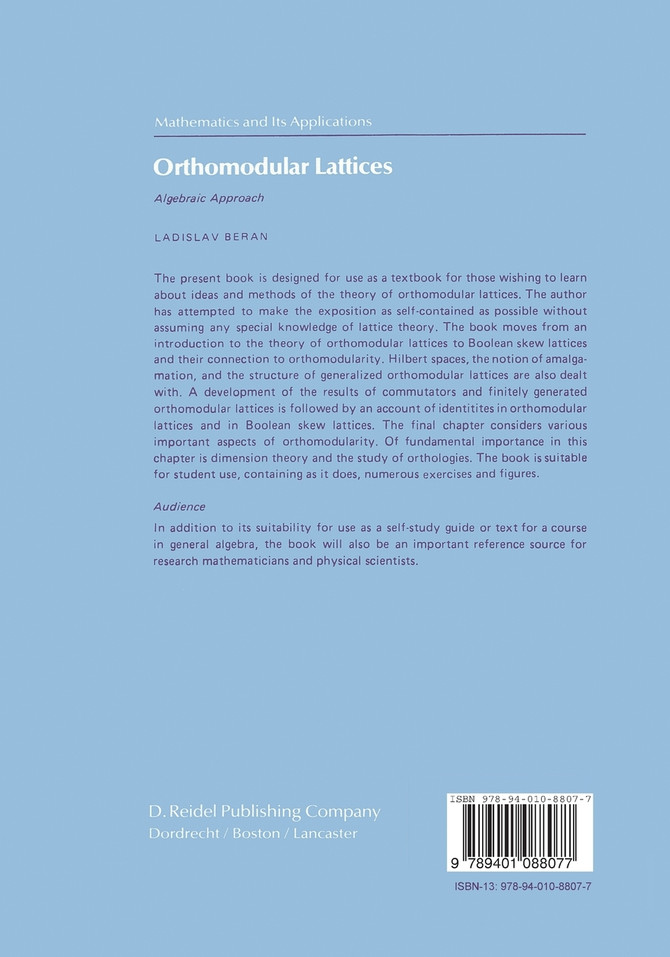 Orthomodular Lattices