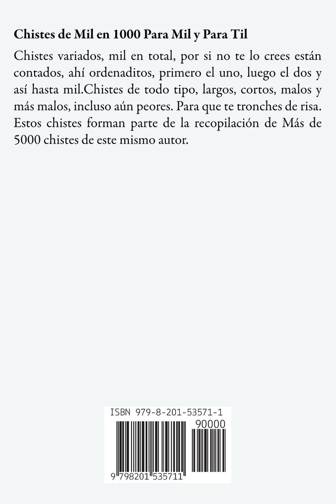 Chistes de 1000 en Mil para mil y para til