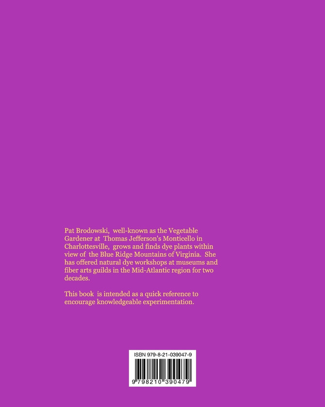 Gardening and Foraging Natural Dyes