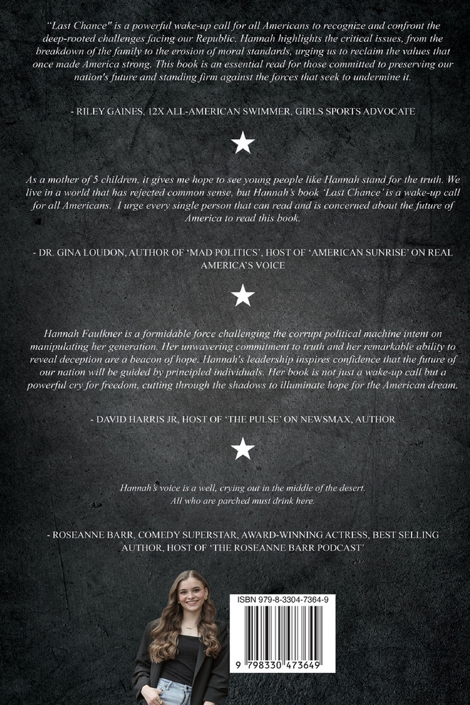 Last Chance to Save Our Republic