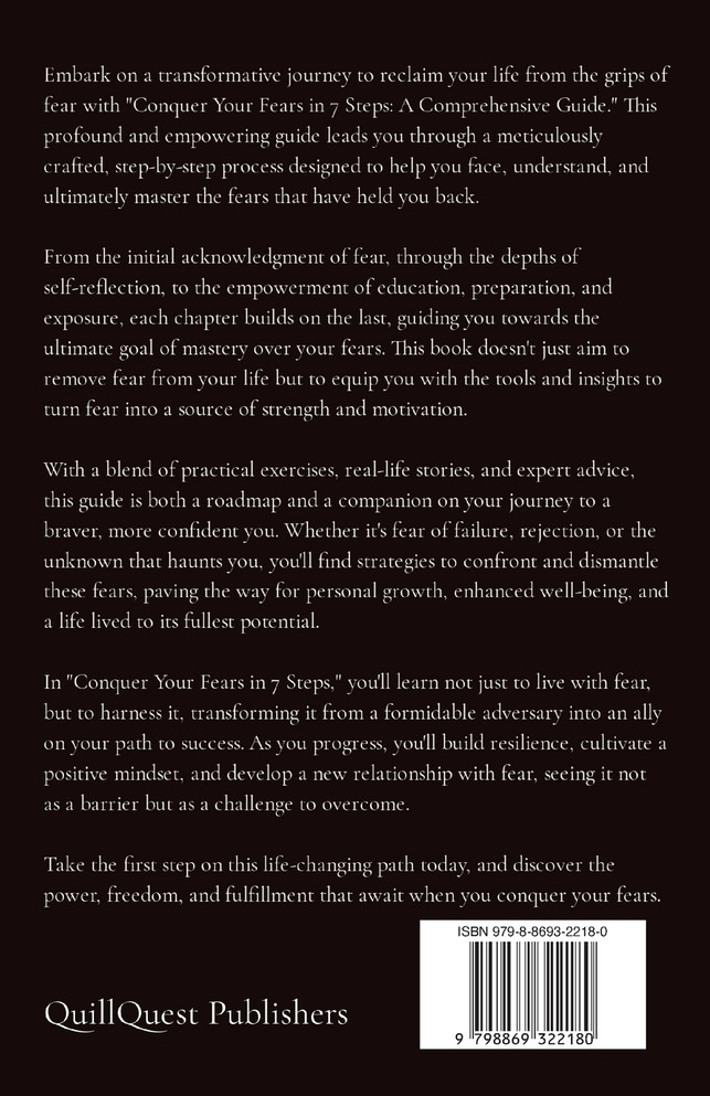 Conquer Your Fears in 7 Steps