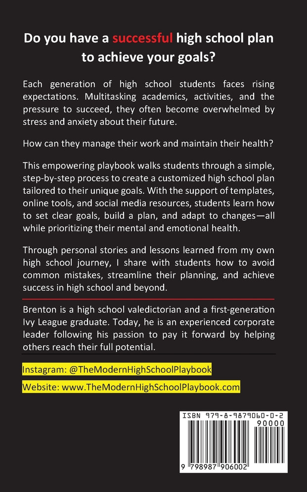 The Modern High School Playbook