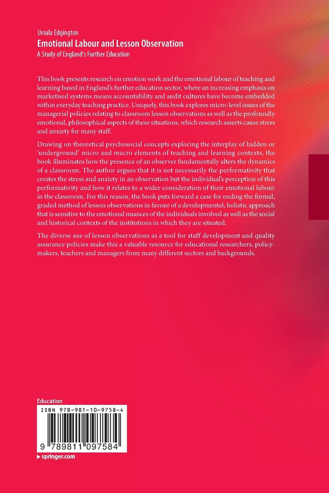 Emotional Labour and Lesson Observation