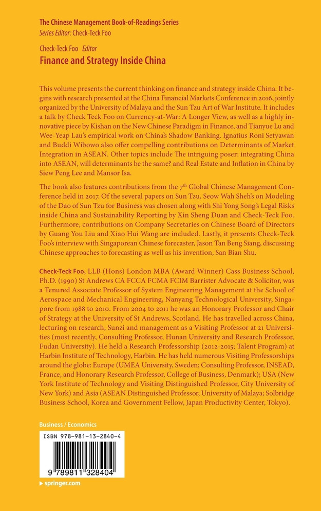 Finance and Strategy Inside China