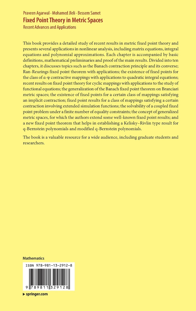 Fixed Point Theory in Metric Spaces