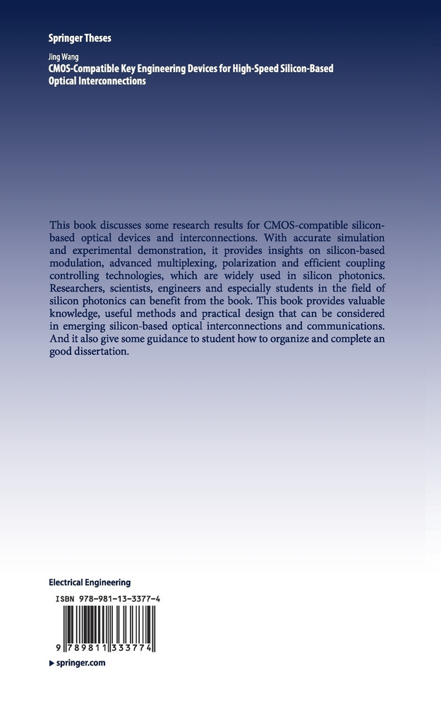 CMOS-Compatible Key Engineering Devices for High-Speed Silicon-Based Optical Interconnections