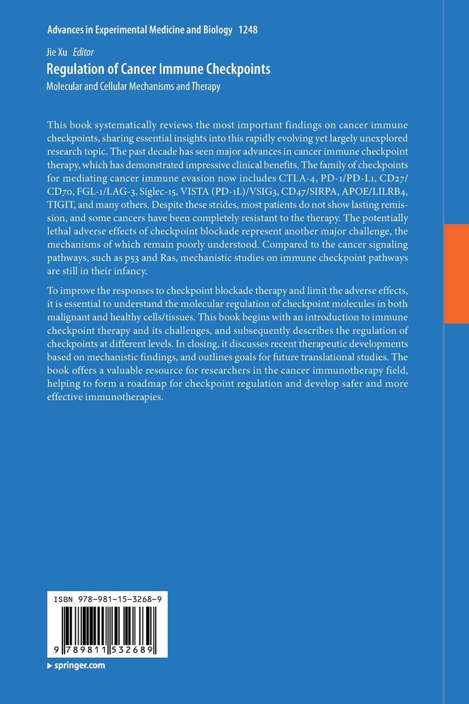 Regulation of Cancer Immune Checkpoints
