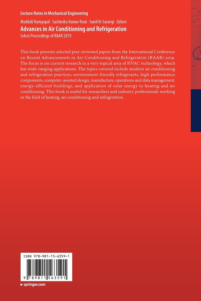 Advances in Air Conditioning and Refrigeration