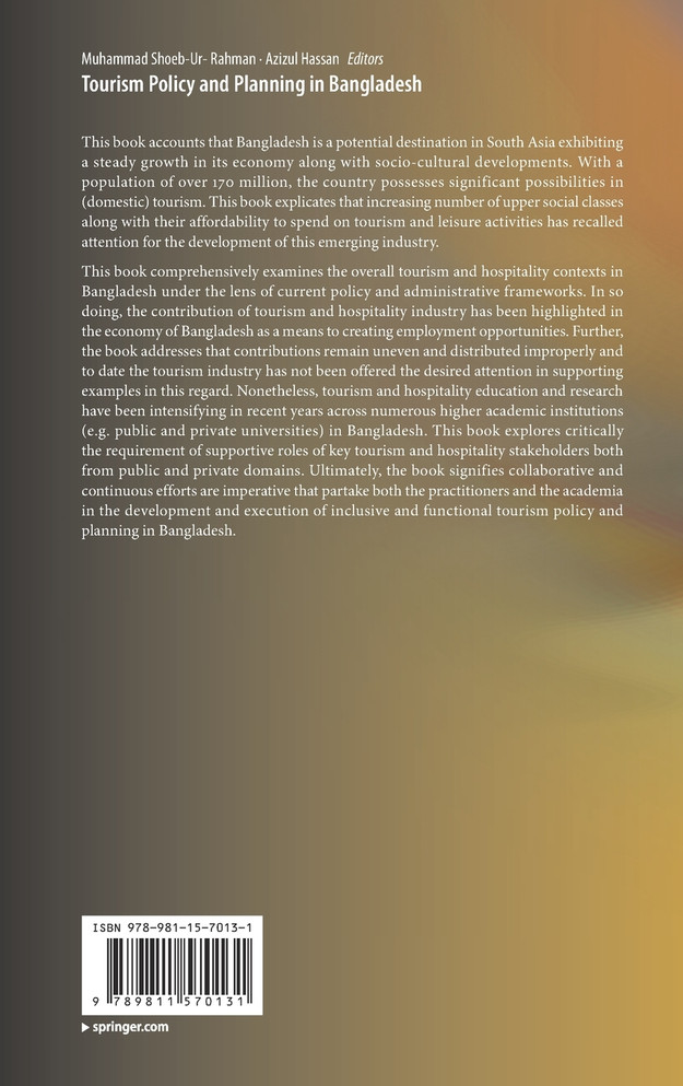 Tourism Policy and Planning in Bangladesh