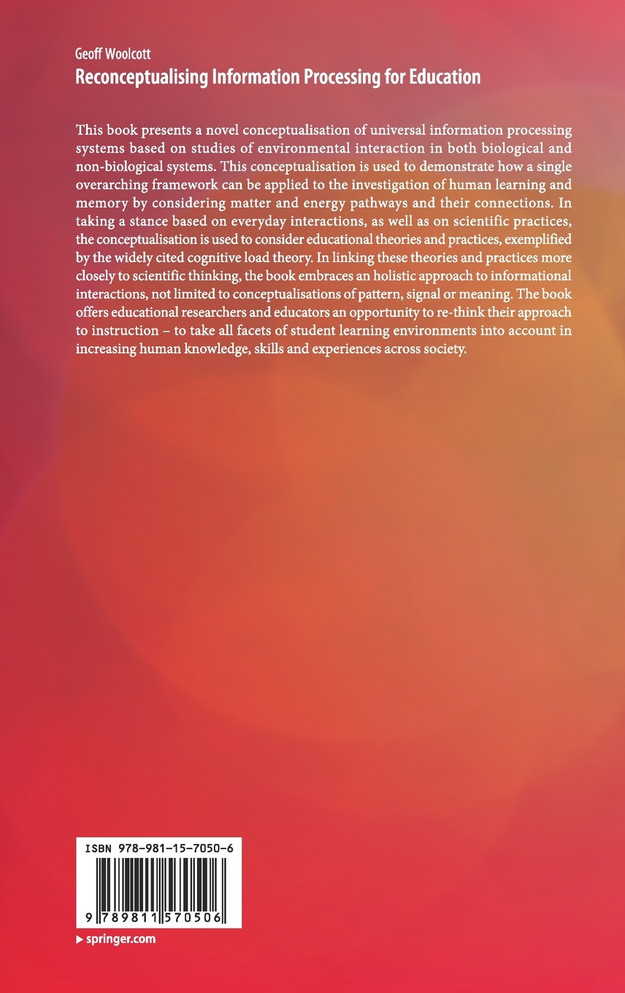 Reconceptualising Information Processing for Education