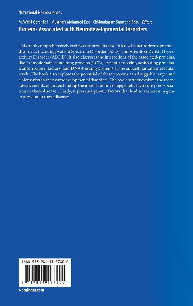 Proteins Associated with Neurodevelopmental Disorders
