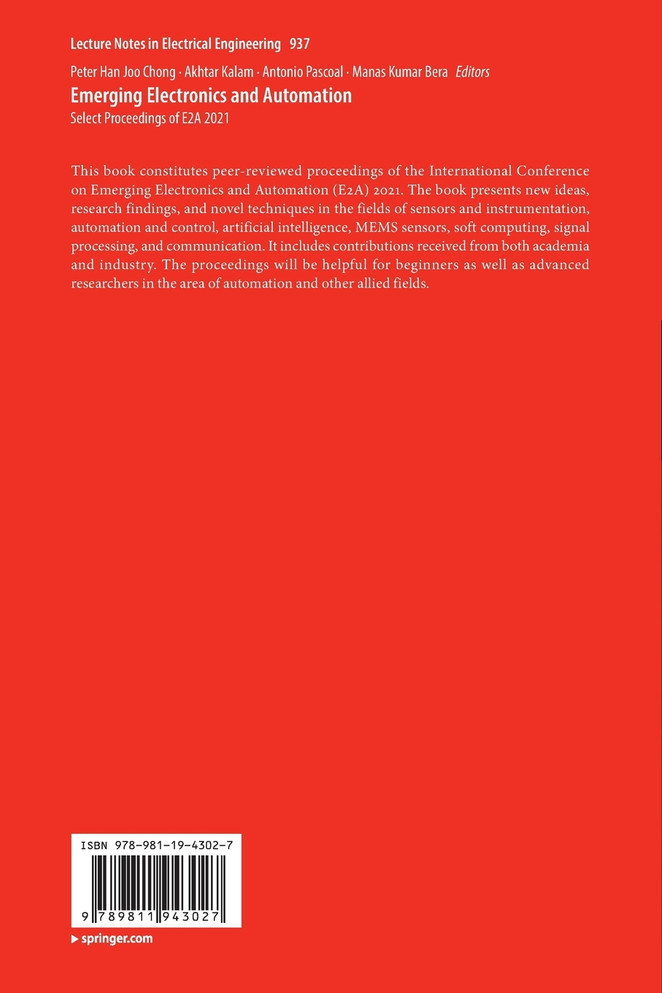 Emerging Electronics and Automation