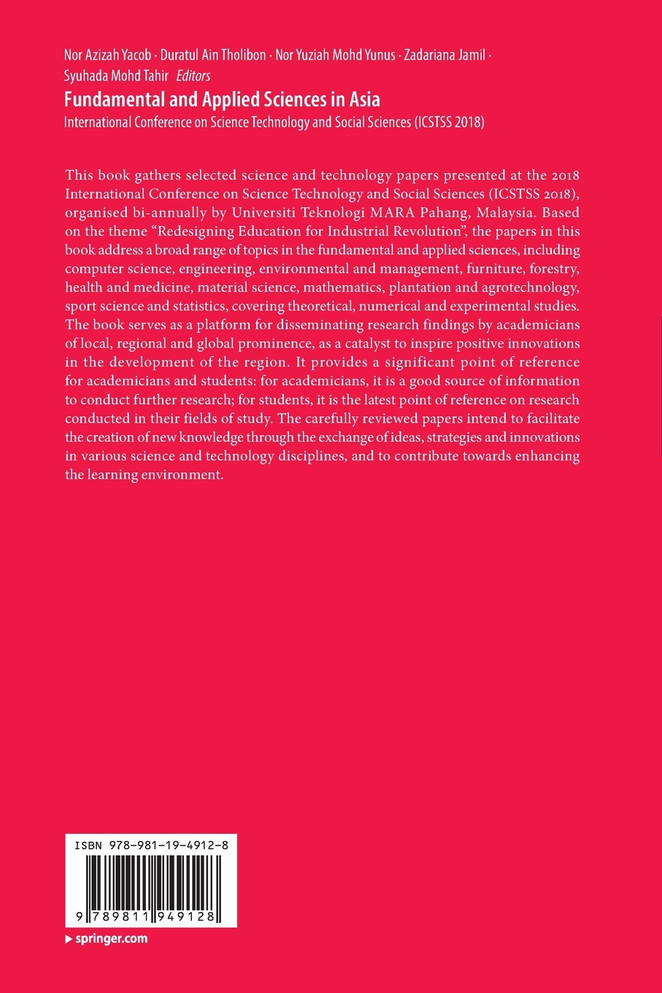 Fundamental and Applied Sciences in Asia