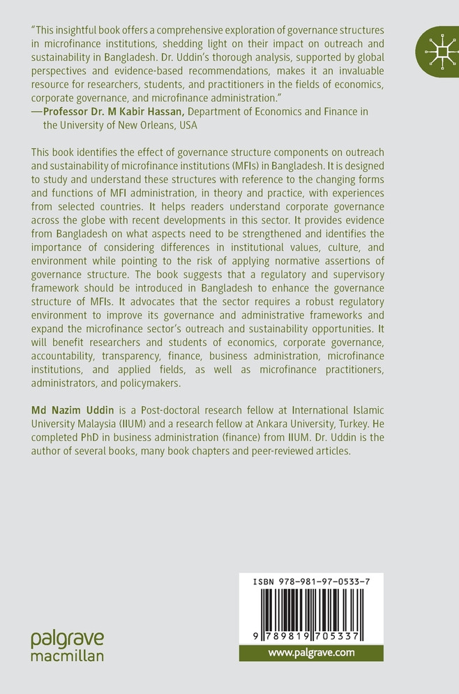 Role of Governance in Microfinance Sustainability