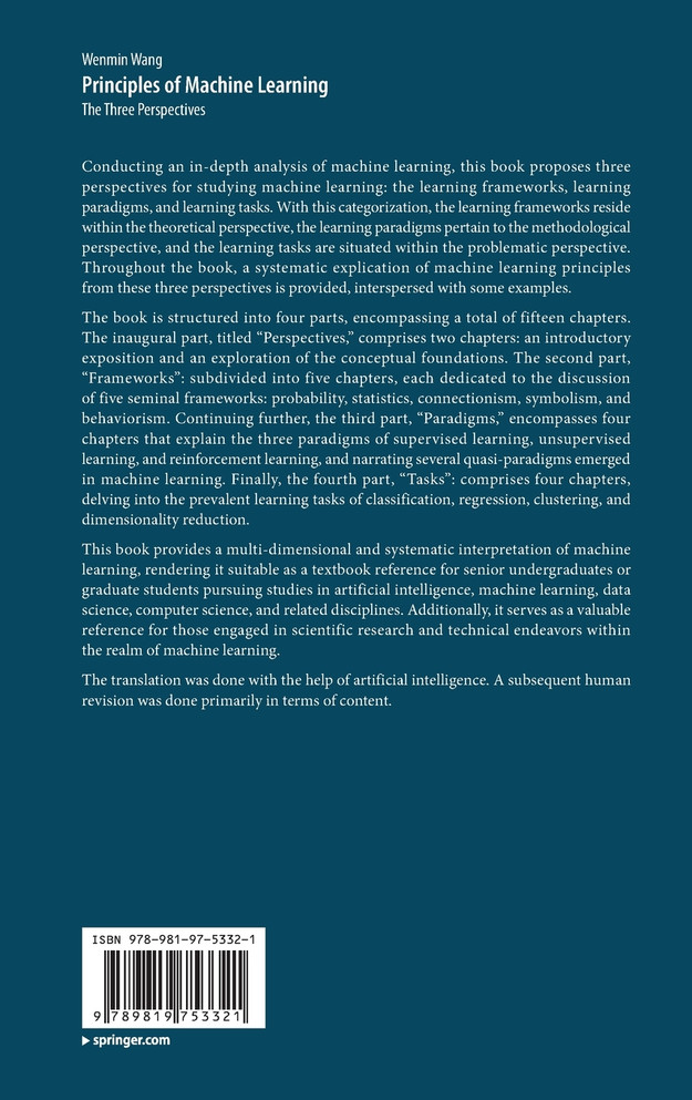 Principles of Machine Learning