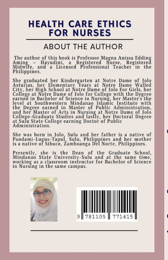 HEALTH CARE ETHICS FOR NURSES