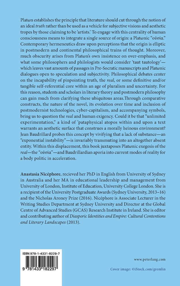 Platωn's Reality, Baudrillard's Nostalgia