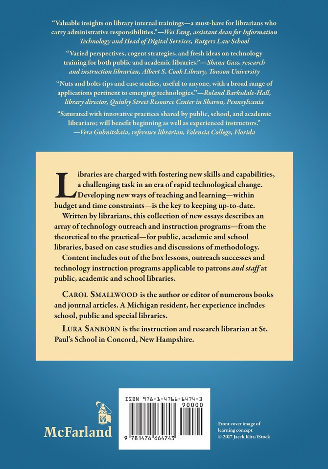 Teaching Technology in Libraries