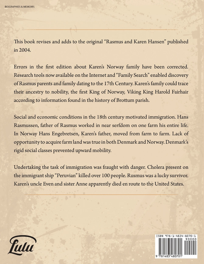 Rasmus and Karen Hansen