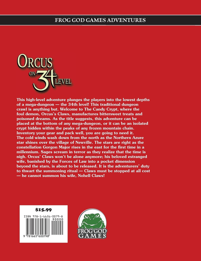 Orcus on 34th Level SW