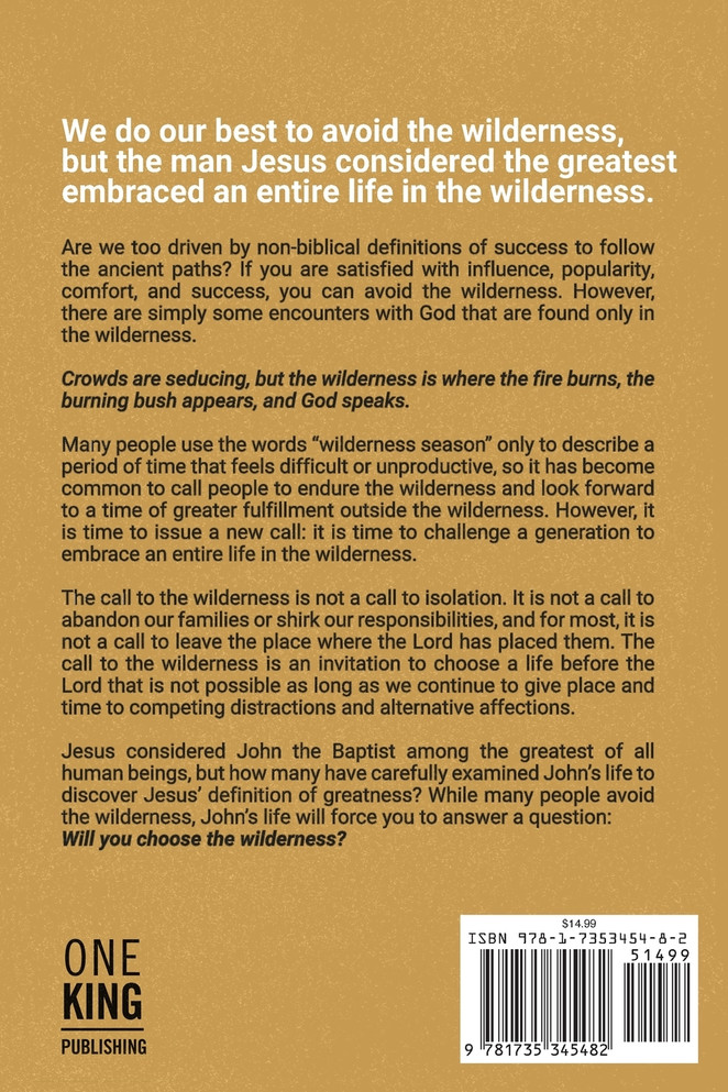 Will You Choose the Wilderness?