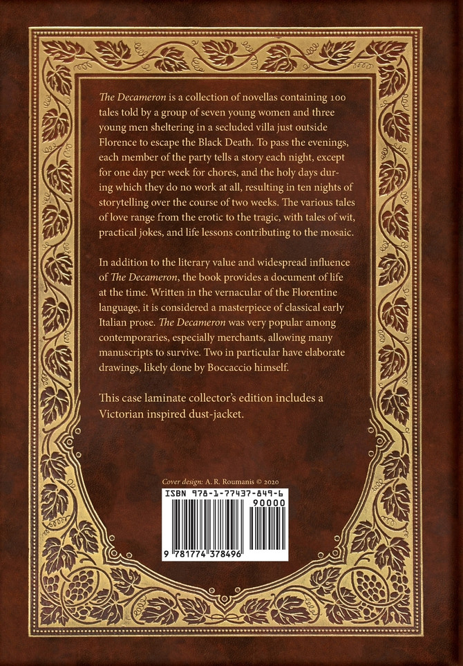 The Decameron (Royal Collector's Edition) (Annotated) (Case Laminate Hardcover with Jacket)