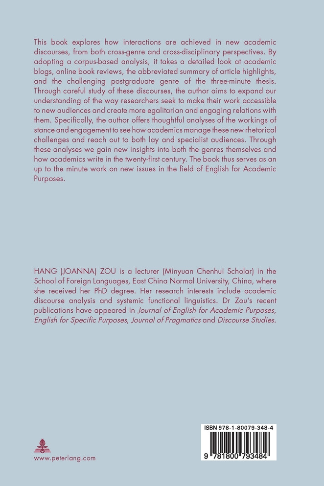 Interactions in New Academic Discourses