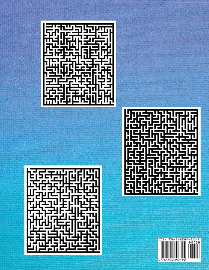 Mazes - Puzzle Book For Seniors