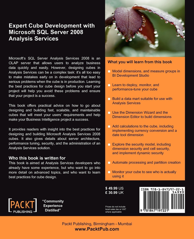 Expert Cube Development with Microsoft SQL Server 2008 Analysis Services