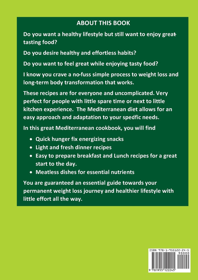 THE COMPLETE MEDITERRANEAN DIET COOKBOOK FOR BEGINNERS