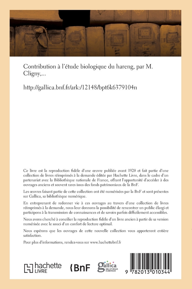 Contribution à l'étude biologique du hareng