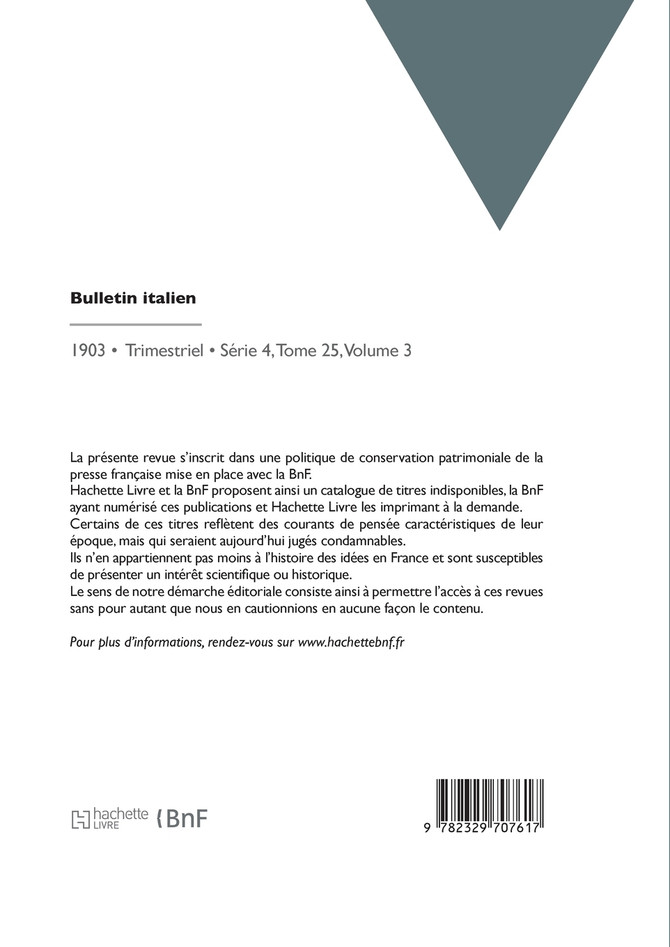 Bulletin italien